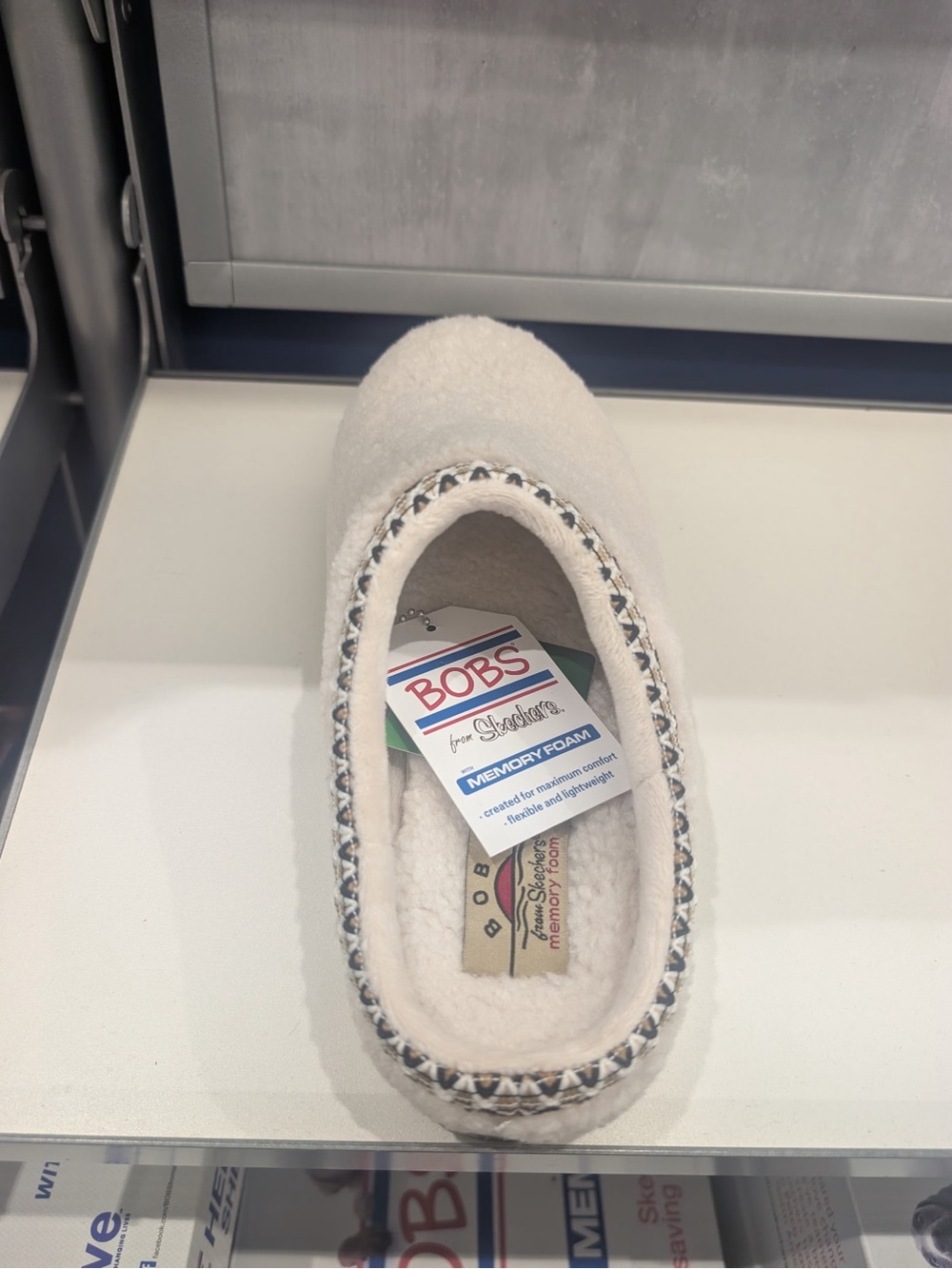 Skechers Women's Bobs Keepsakes-Cozy Kicks Clog Slippers - Picture 3 of 4